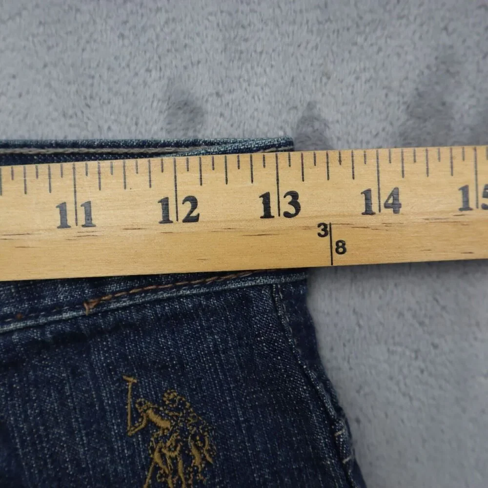US Polo Assn Jeans Youth 14 26 x 30 Blue Denim Flare Long Boys Pants
